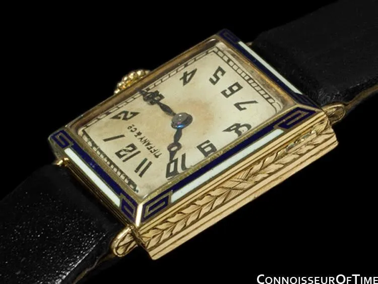 1920's Tiffany & Co. Ladies Vintage Watch - 18K Gold & Enamel