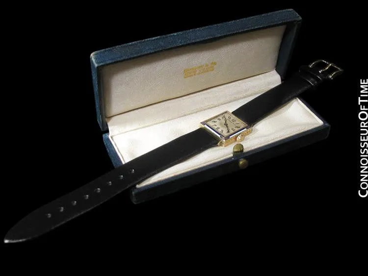 1920's Tiffany & Co. Ladies Vintage Watch - 18K Gold & Enamel