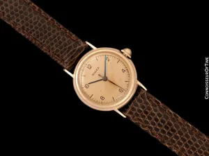 1938 Rolex Precision Vintage Pre-Cellini Ladies "Nurse" Style Watch, Ref. 3768 - 14K Rose Gold