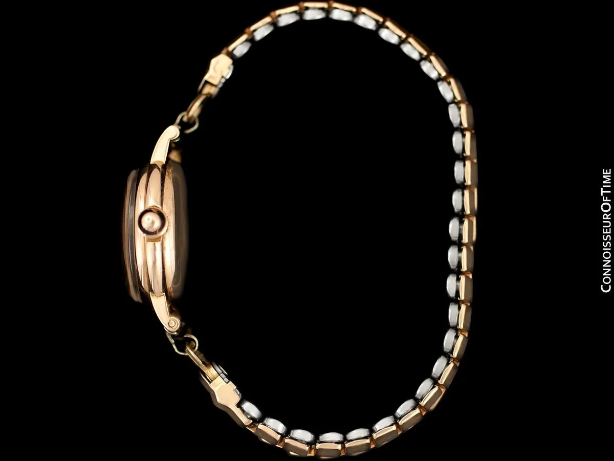 1938 Rolex Precision Vintage Pre-Cellini Ladies "Nurse" Style Watch, Ref. 3768 - 14K Rose Gold