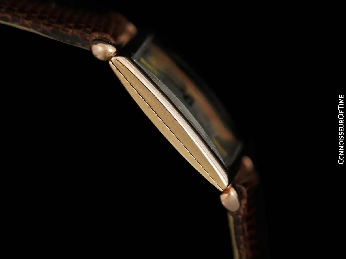 1940 Patek Philippe Vintage Mens Handwound Ref. 1432 Watch - 18K Rose Gold with Papers