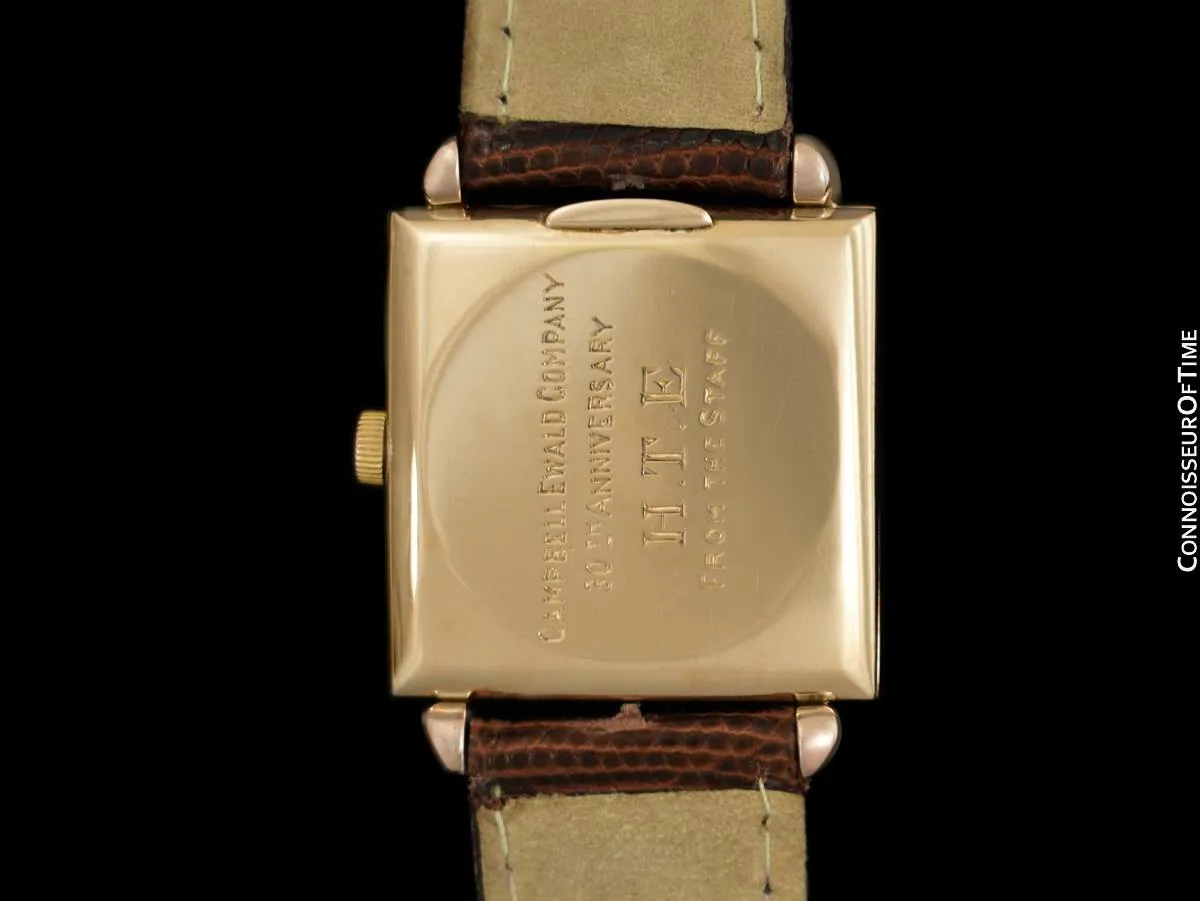 1940 Patek Philippe Vintage Mens Handwound Ref. 1432 Watch - 18K Rose Gold with Papers
