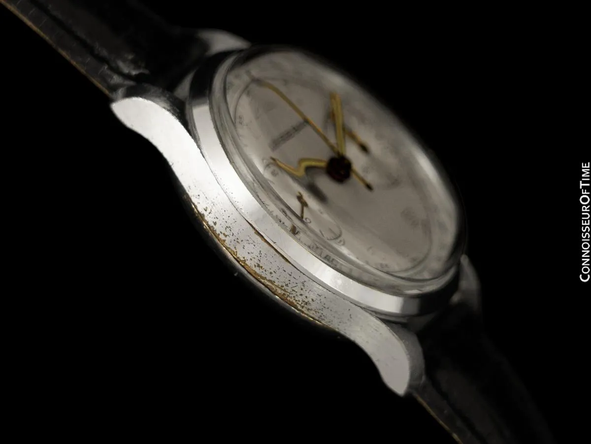 1940's Clebar-Zodiac Vintage Mens Sporting Chronograph - Stainless Steel
