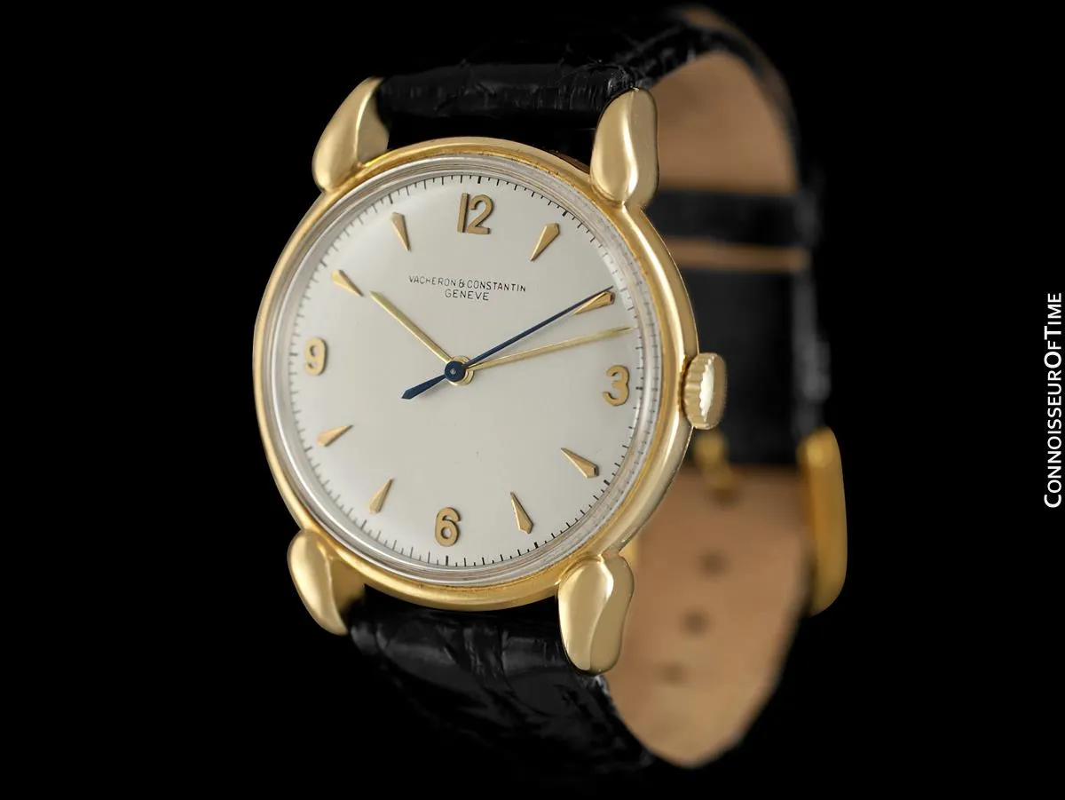 1942 Vacheron & Constantin Vintage Mens Watch with Bear Claw Lugs - 18K Gold