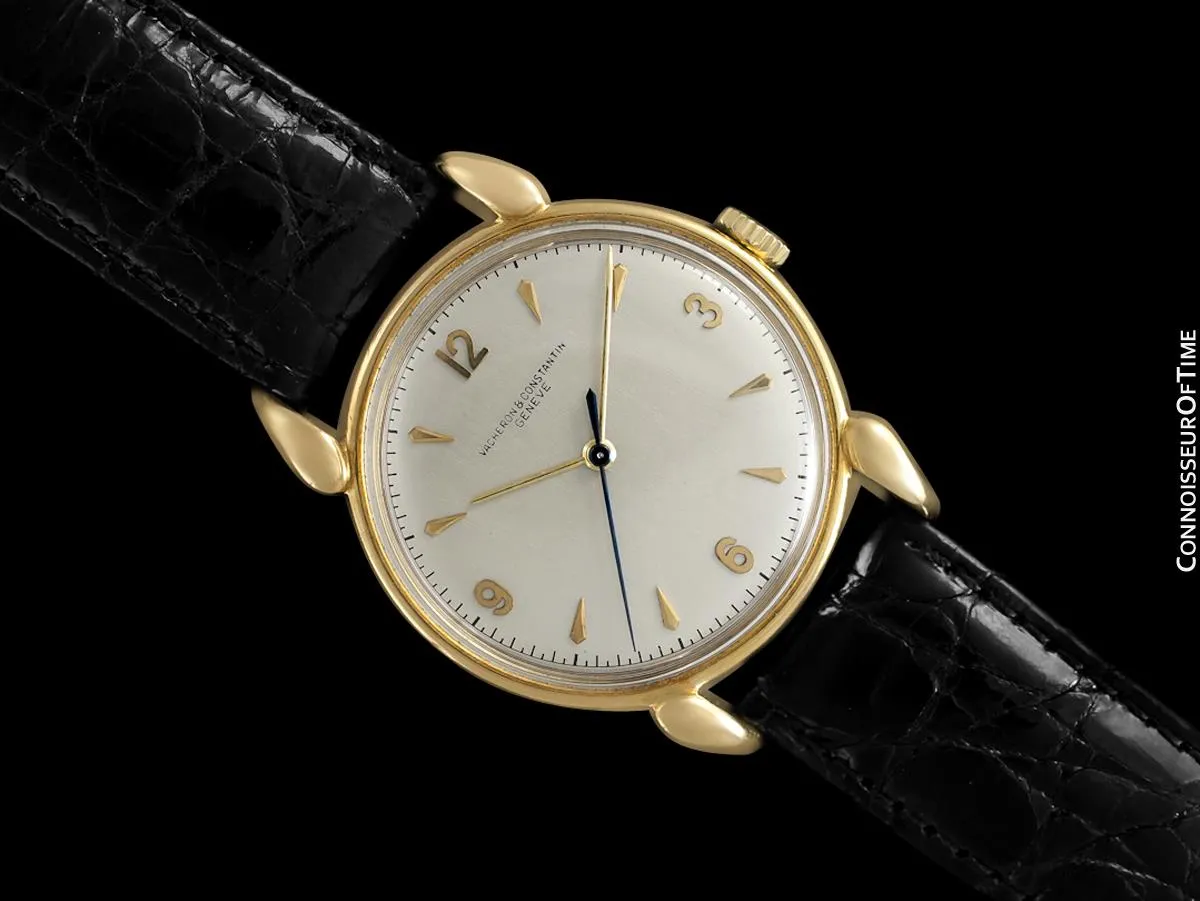 1942 Vacheron & Constantin Vintage Mens Watch with Bear Claw Lugs - 18K Gold