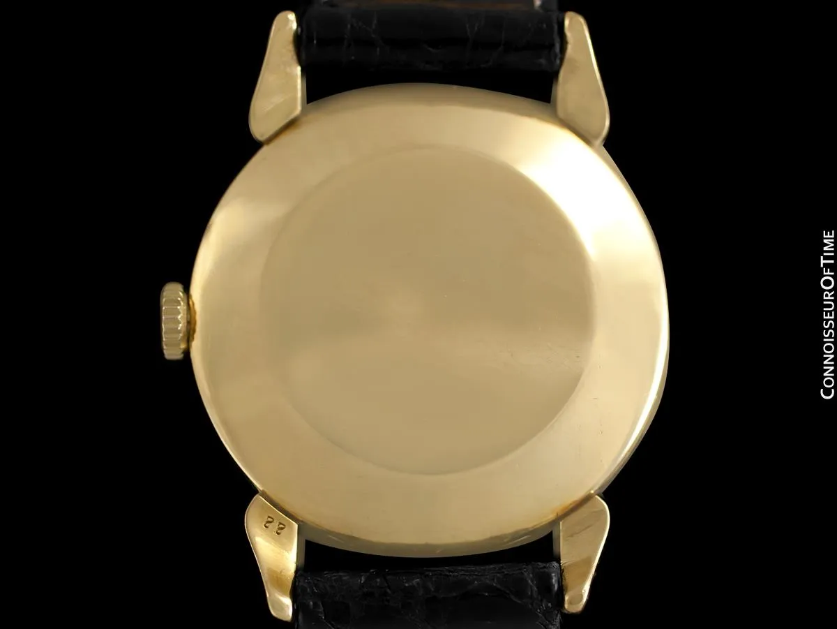 1942 Vacheron & Constantin Vintage Mens Watch with Bear Claw Lugs - 18K Gold