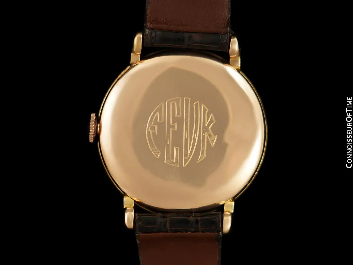 1947 Omega Cosmic Vintage Triple Date, Moon Phase Watch - 18K Rose Gold with Box