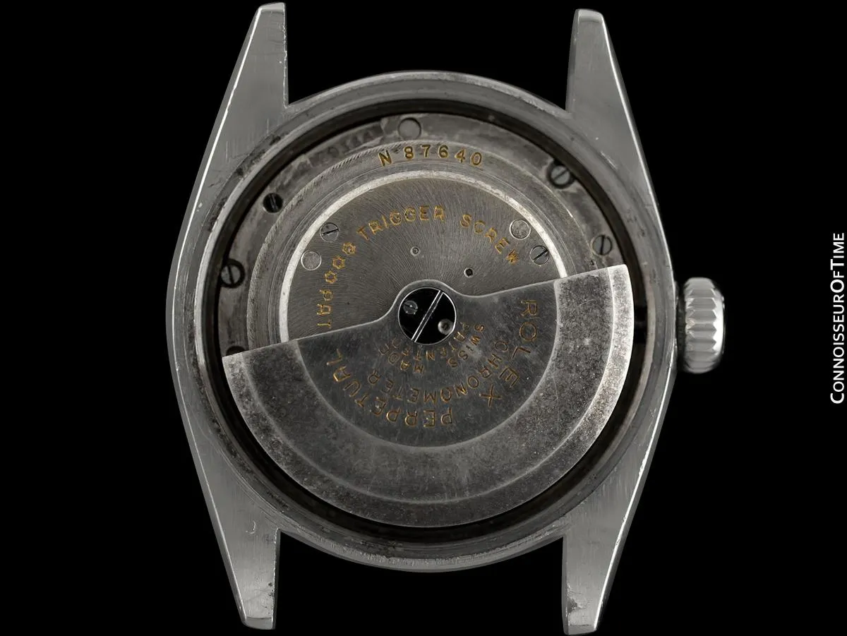 1948 Rolex Vintage Mens WWII Era Rounded Bubbleback, Ref. 5010, Stainless Steel - Very Fine & Rare