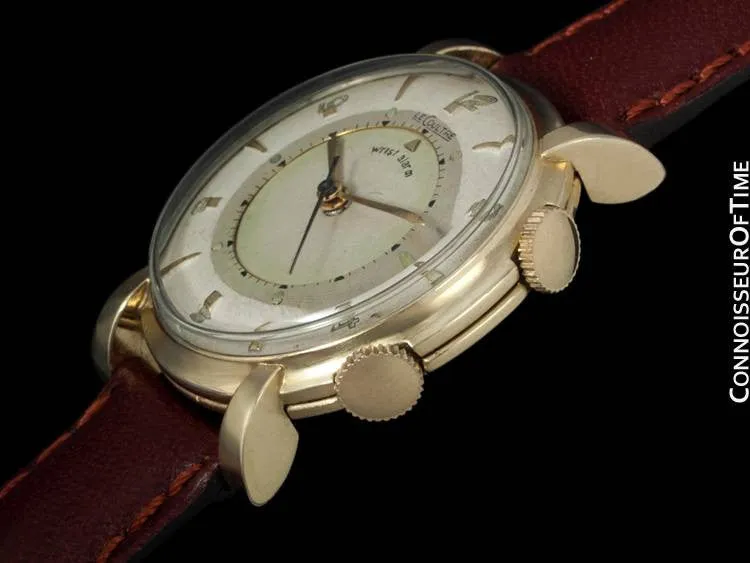 1950 Jaeger-LeCoultre Memovox Vintage Mens Reveil Wrist Alarm - 10K Gold Filled