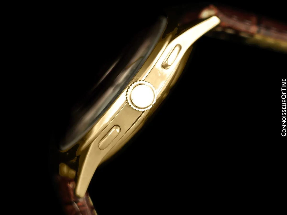 1950 Longines Caliber 30CH Mens Flyback 18K Rose Gold Chronograph Watch - Archive Extract