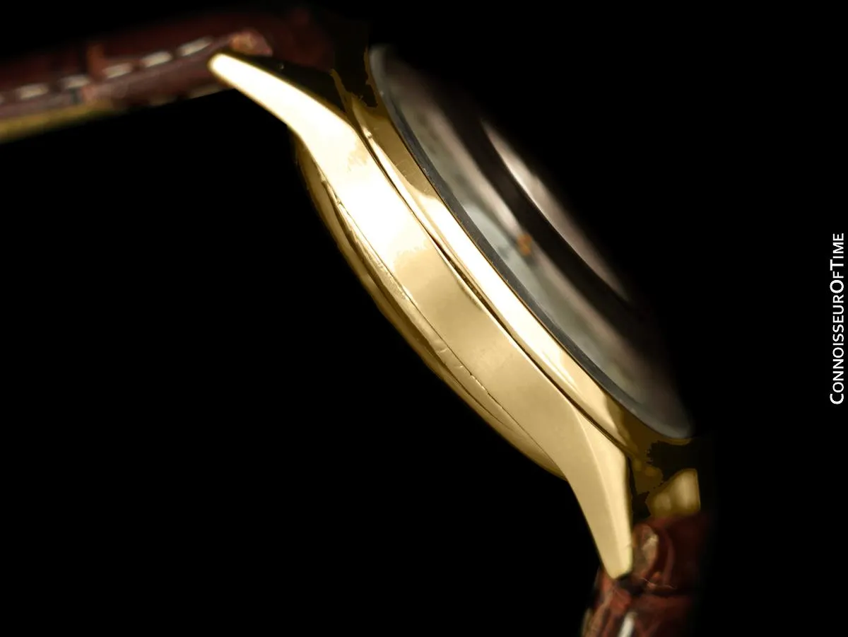 1950 Longines Caliber 30CH Mens Flyback 18K Rose Gold Chronograph Watch - Archive Extract