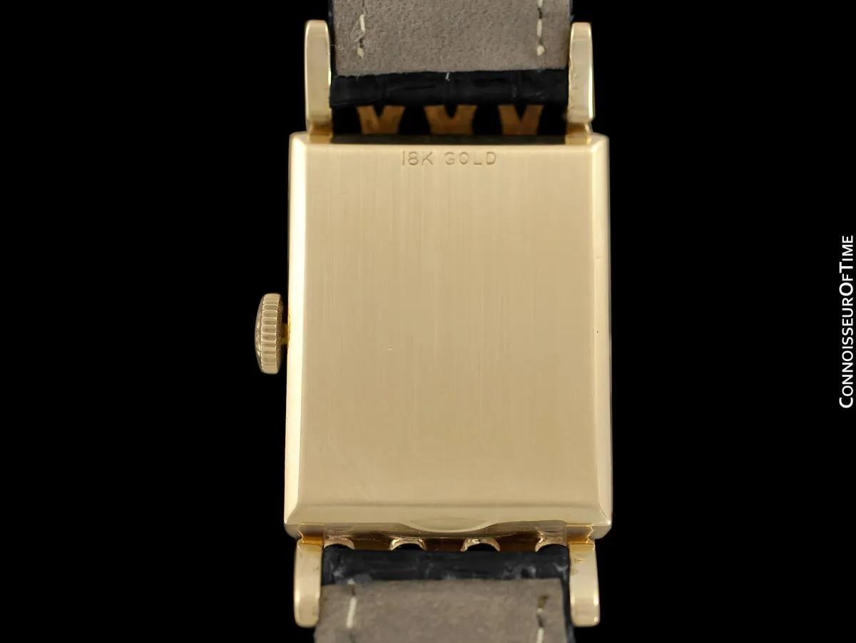 1951 Jaeger-LeCoultre Vintage Mens Watch, 18K Gold and Diamonds - The Lowell
