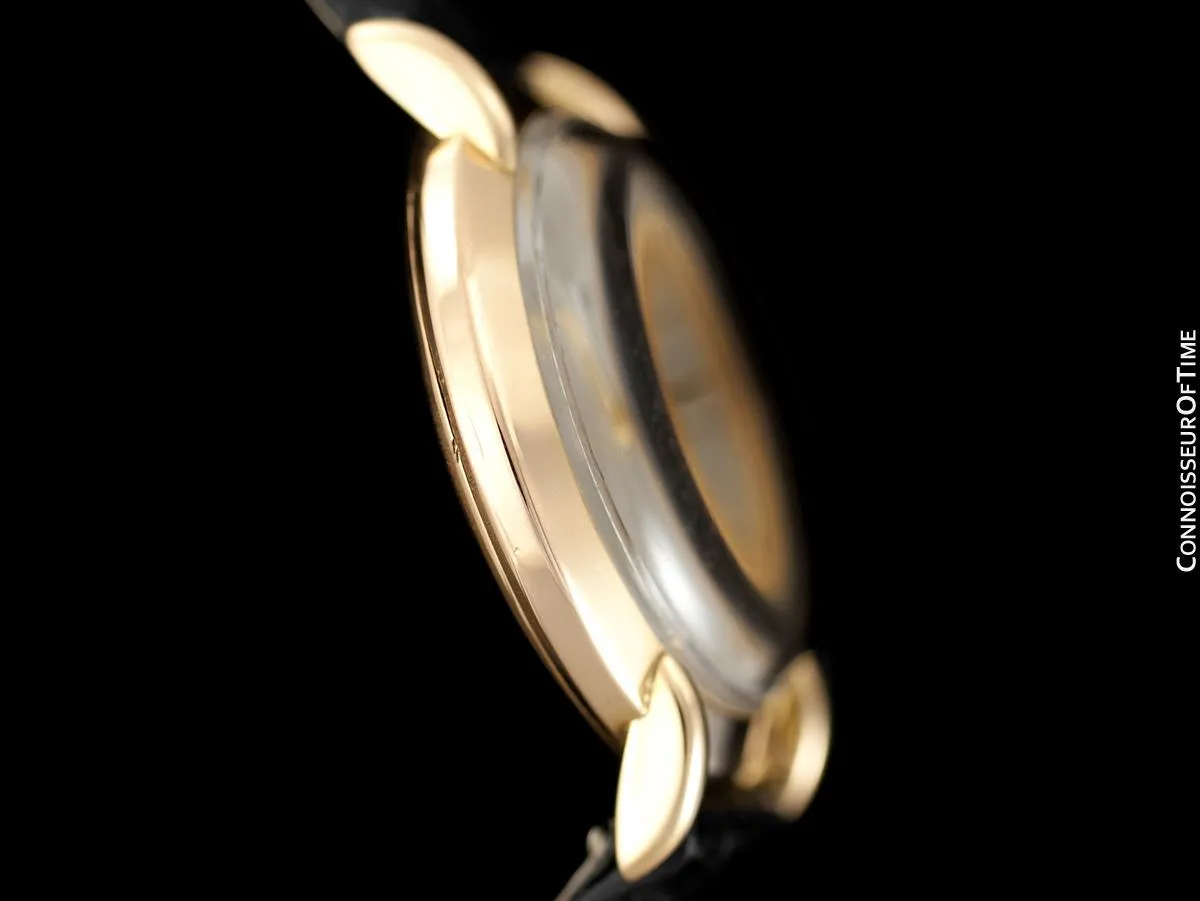1952 Vintage IWC Mens Extra-Large Caliber 89 37mm Dress Watch - 18K Rose Gold