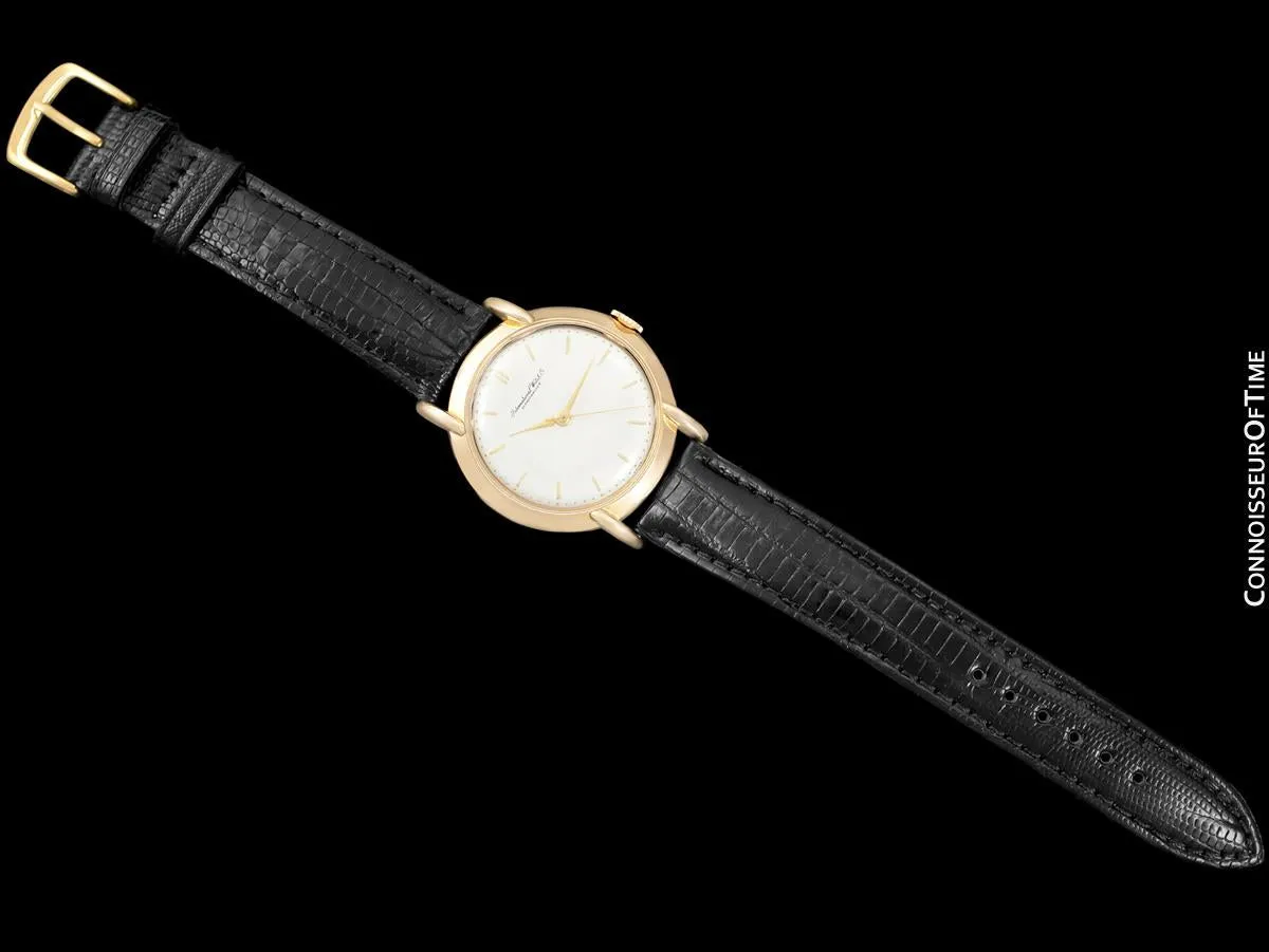 1952 Vintage IWC Mens Extra-Large Caliber 89 37mm Dress Watch - 18K Rose Gold