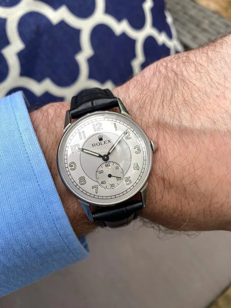 1954 Rolex Precision Vintage Mens Classic Ref. 3655 Dress Watch - Stainless Steel