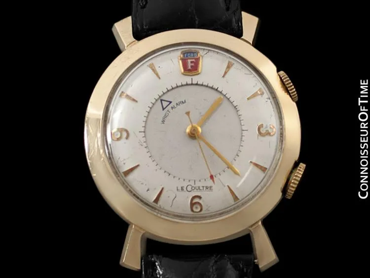 1955 Jaeger-LeCoultre Memovox Vintage Mens Wrist Alarm, 10K Gold Filled - Ford Motor Co.