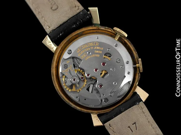 1955 Jaeger-LeCoultre Memovox Vintage Mens Wrist Alarm, 10K Gold Filled - Ford Motor Co.