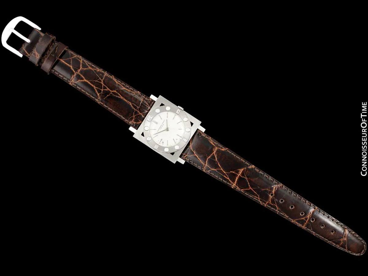 1960 Audemars Piguet Vintage Mens Cal. 2003 Ultra Thin Watch - 18K White Gold & Diamonds