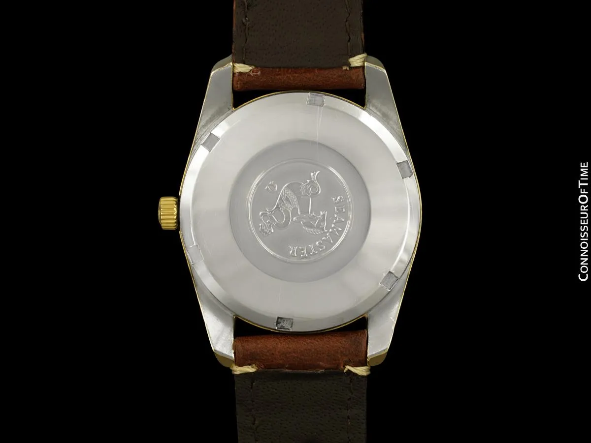 1961 Omega Seamaster Calendar Vintage Mens Cal. 562 14K Gold Shell Watch - Omega Boxes & Papers