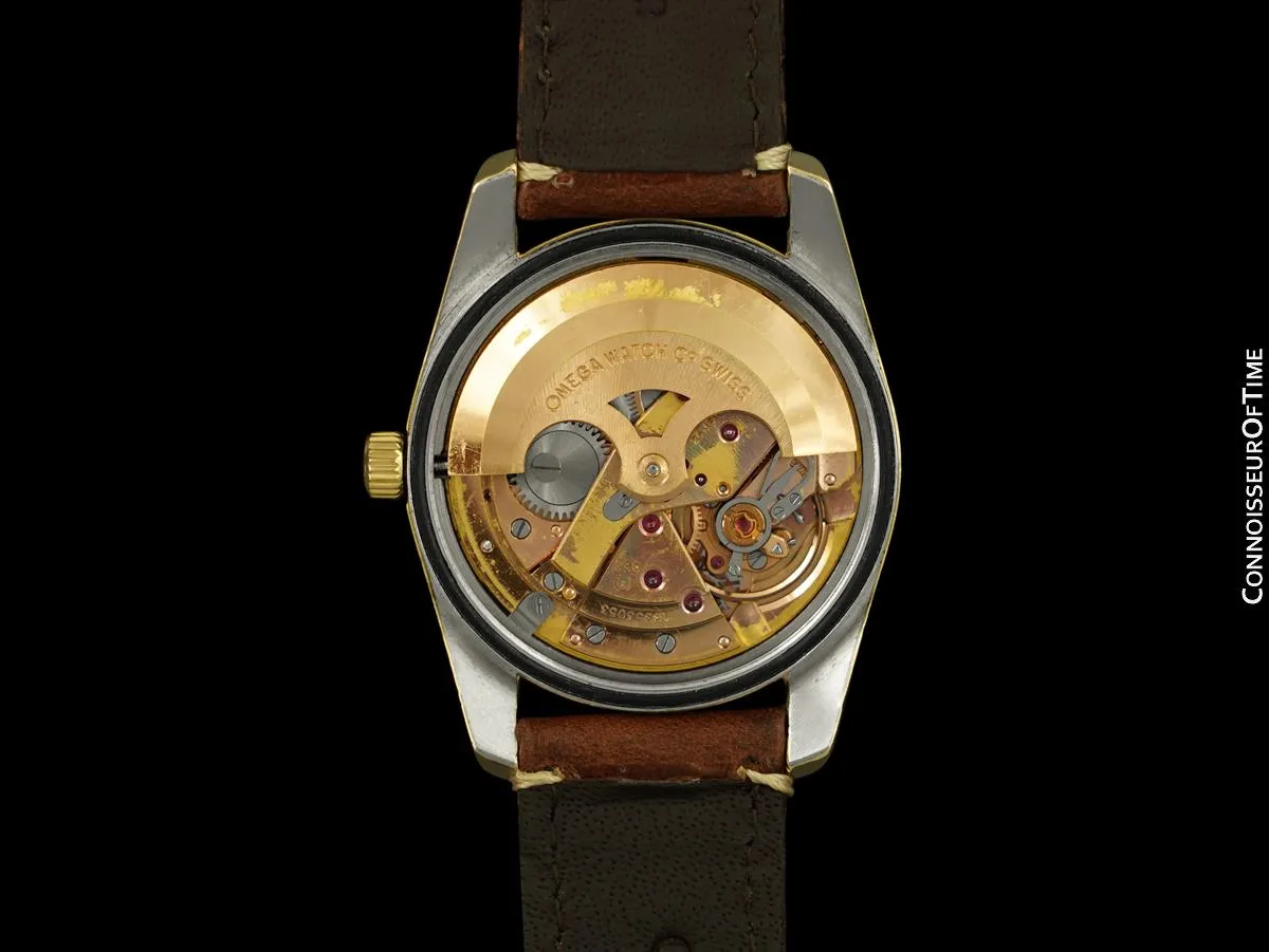 1961 Omega Seamaster Calendar Vintage Mens Cal. 562 14K Gold Shell Watch - Omega Boxes & Papers