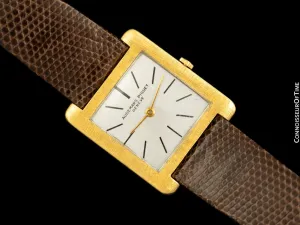 1963 Audemars Piguet "Extra-Flat" Vintage Mens Midsize Watch - 18K Gold