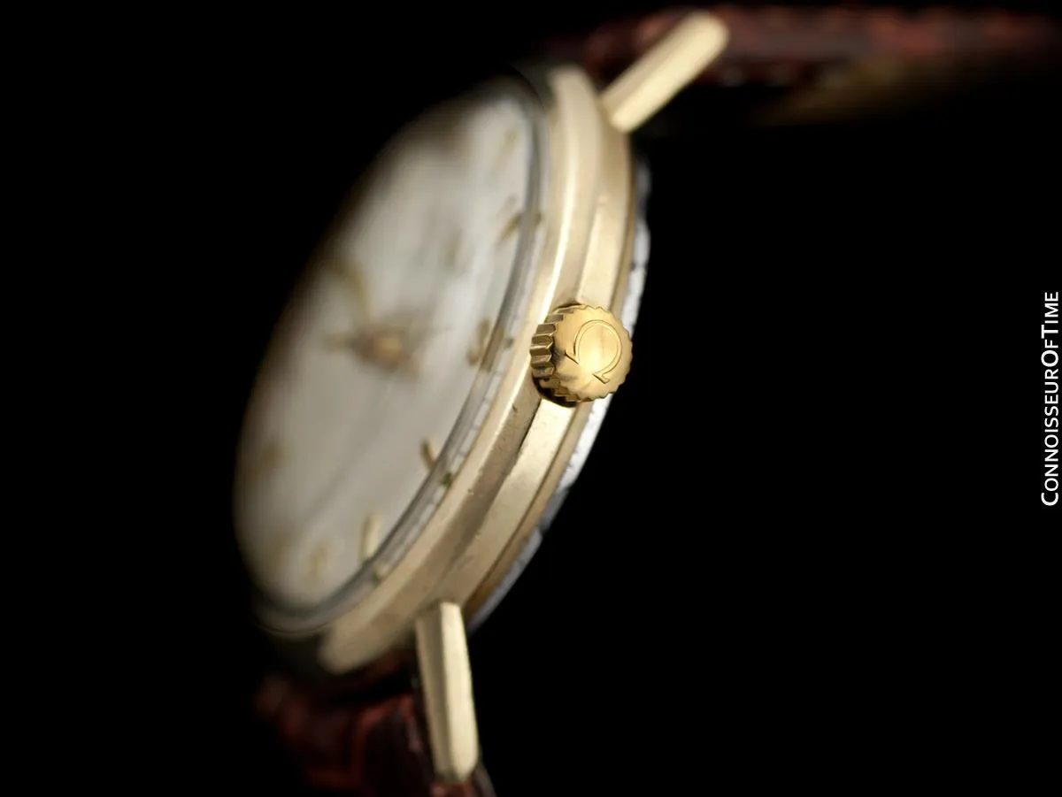 1965 Omega Vintage Mens Classic Automatic Watch - 10K Gold Filled & Stainless Steel