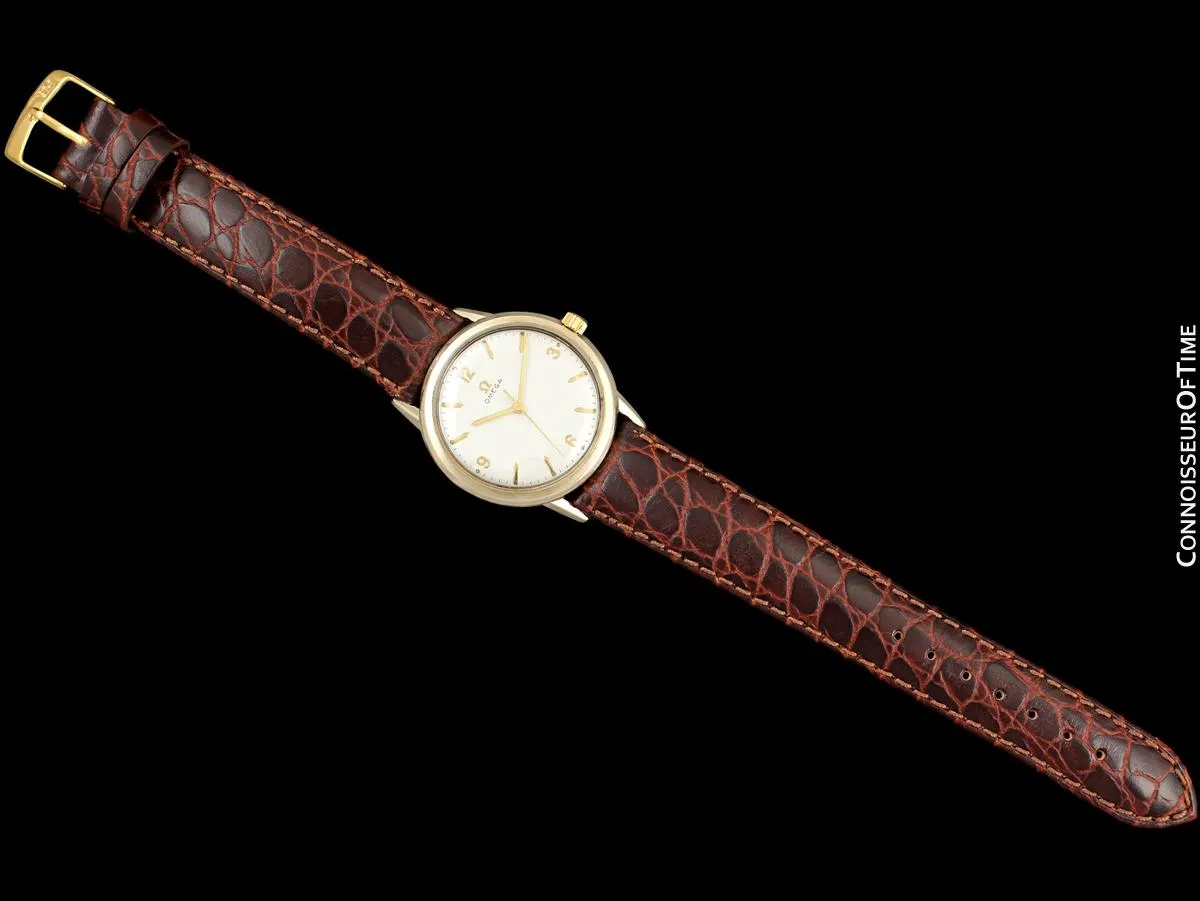 1965 Omega Vintage Mens Classic Automatic Watch - 10K Gold Filled & Stainless Steel