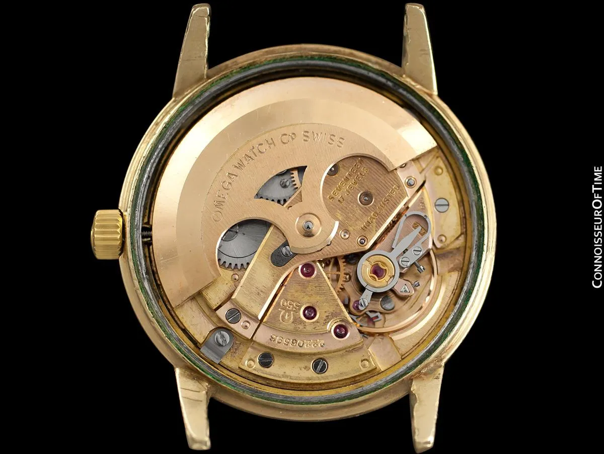 1965 Omega Vintage Mens Classic Automatic Watch - 10K Gold Filled & Stainless Steel