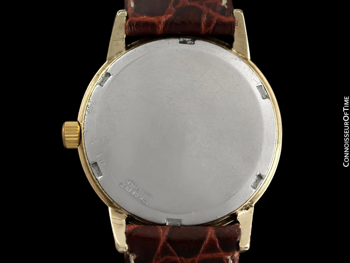 1965 Omega Vintage Mens Classic Automatic Watch - 10K Gold Filled & Stainless Steel