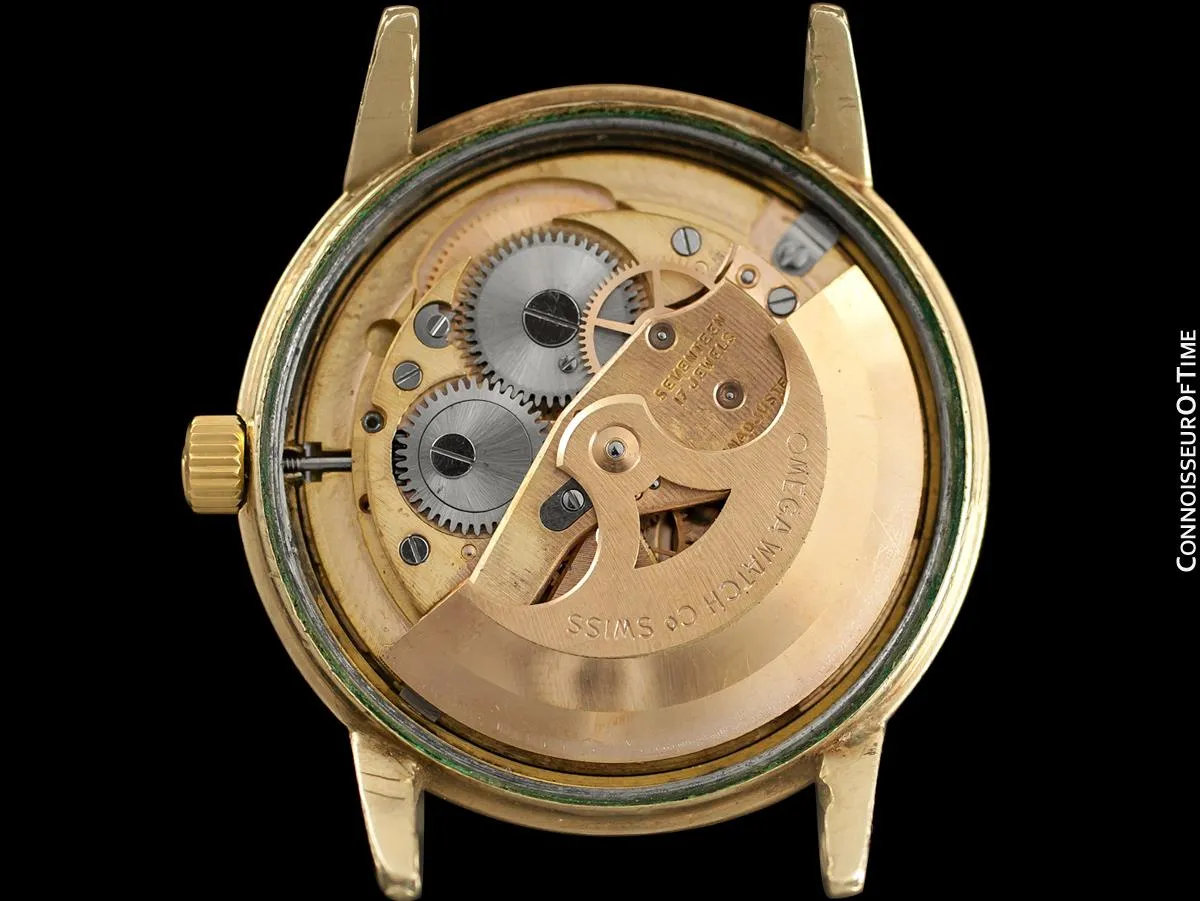 1965 Omega Vintage Mens Classic Automatic Watch - 10K Gold Filled & Stainless Steel