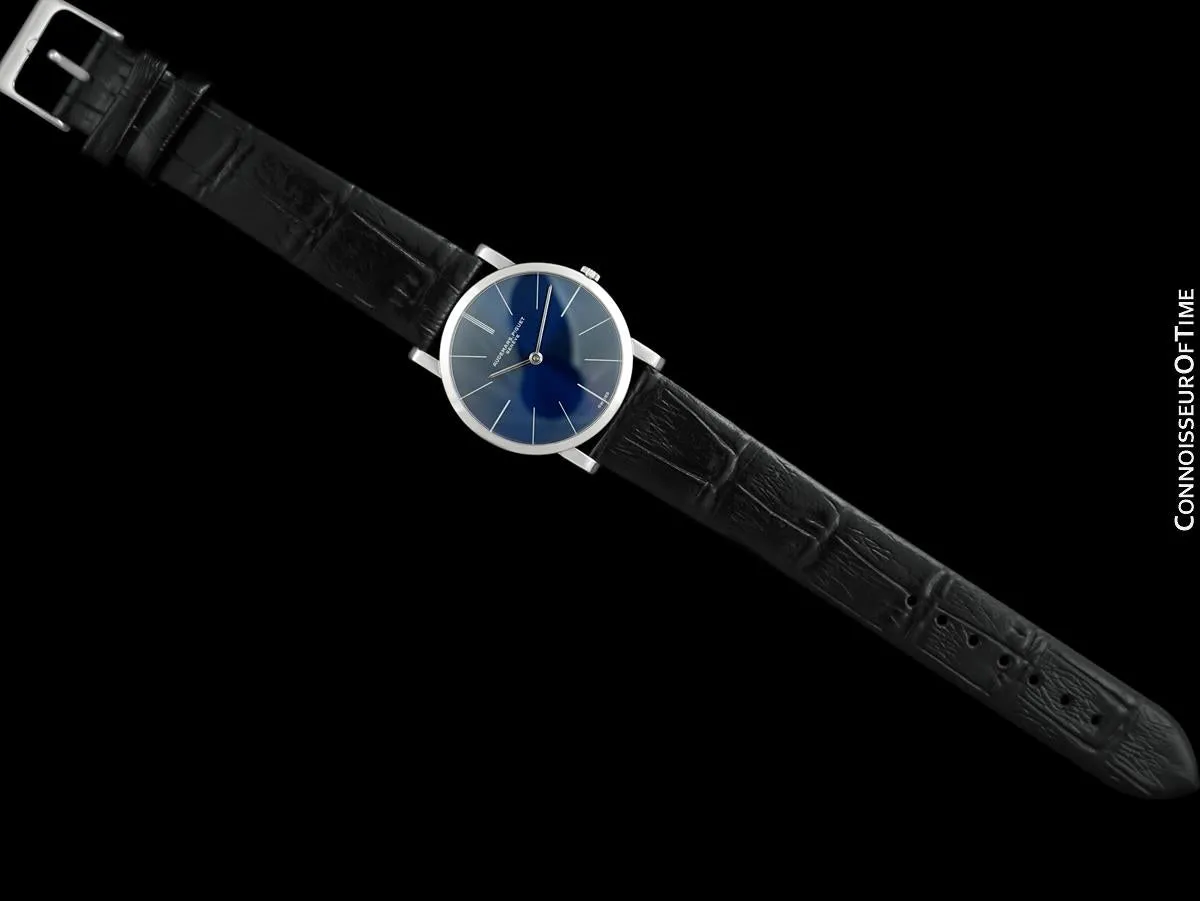 1967 Audemars Piguet "Extra-Flat" Vintage Mens Midsize Watch - 18K White Gold