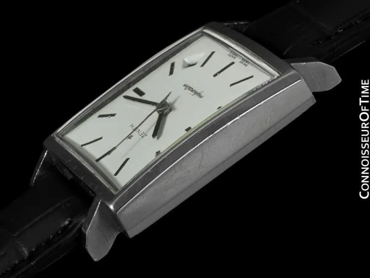 1967 Zenith JFK John F. Kennedy Vintage Respirator Mens Watch - Stainless Steel