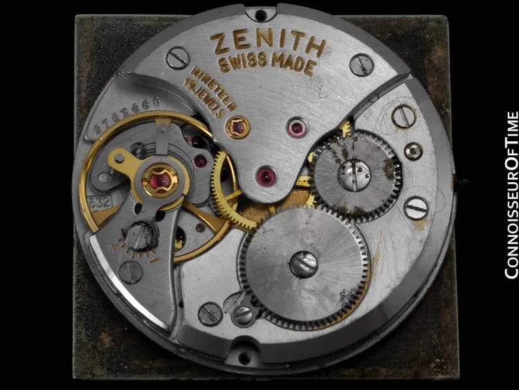 1967 Zenith JFK John F. Kennedy Vintage Respirator Mens Watch - Stainless Steel