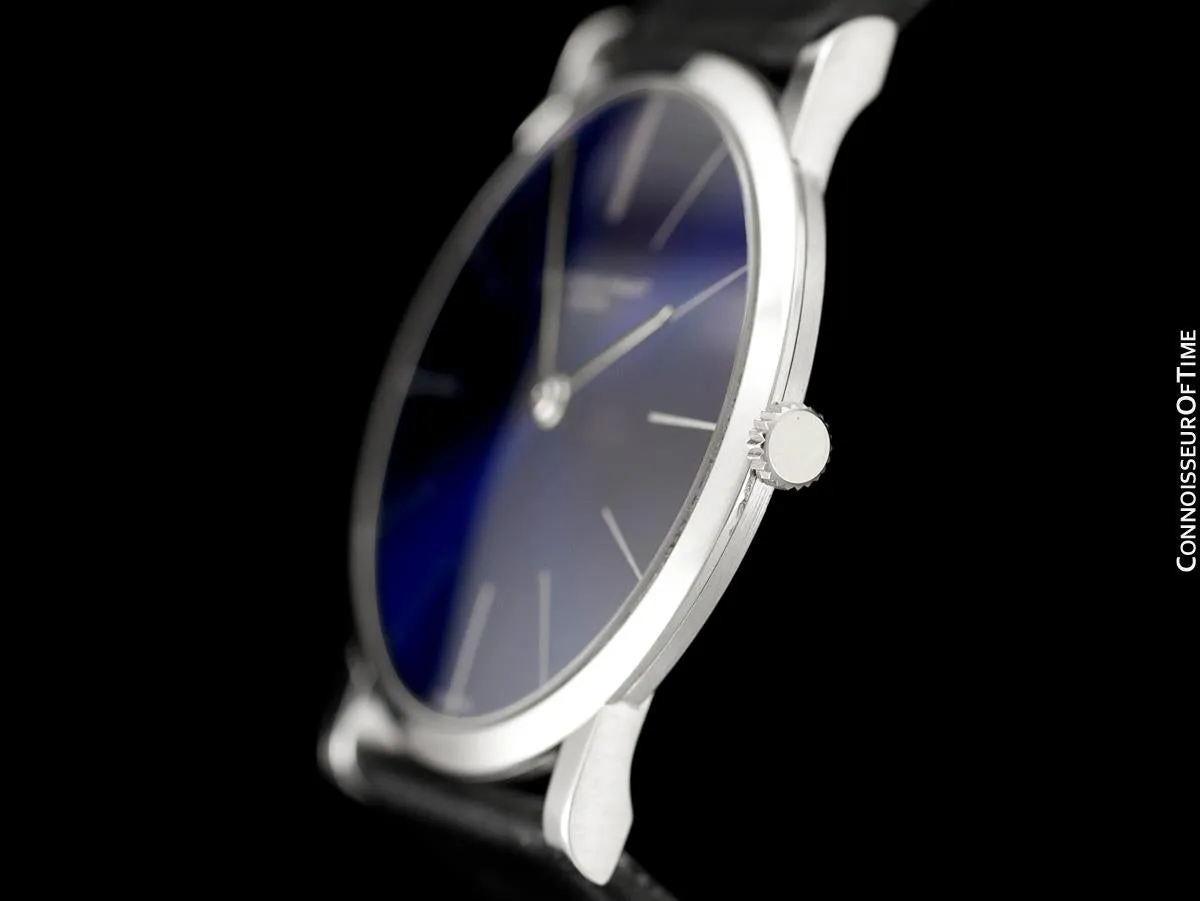 1968 Audemars Piguet "Extra-Flat" Vintage Mens Midsize Watch - 18K White Gold