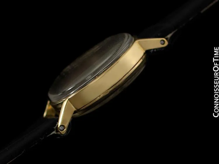 1970 Omega Geneve Vintage Ladies Handwound Dress Watch - 18K Gold