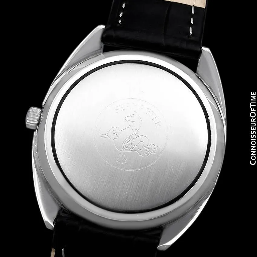 1970's Omega Seamaster Cosmic 2000 Vintage Retro Mens Dive Watch, Date - Stainless Steel