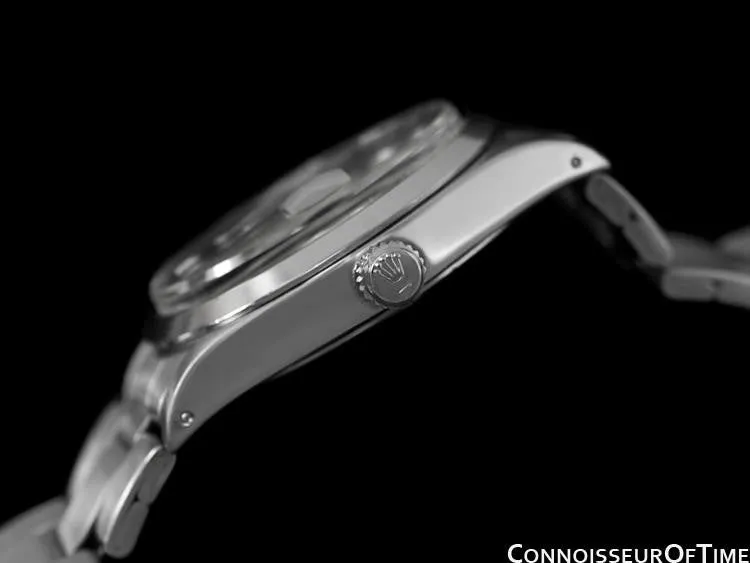 1971 Rolex Vintage Mens Oysterdate Date Watch, Silver Dial - Stainless Steel