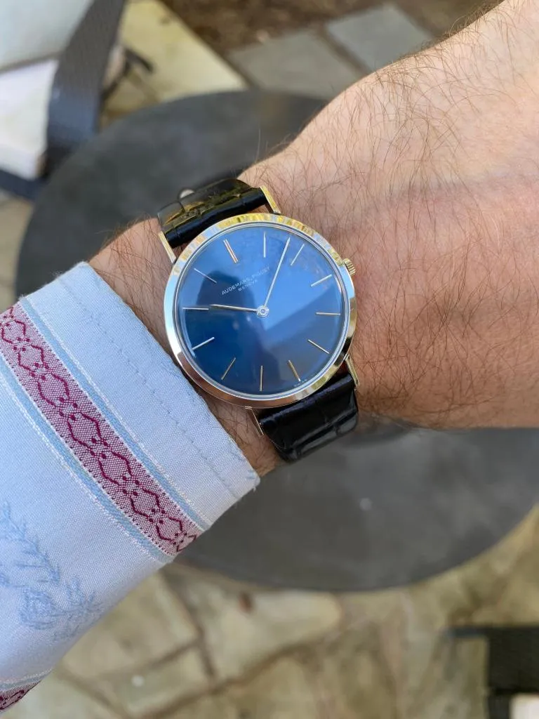1973 Audemars Piguet Vintage Mens Thin Dress Watch - 18K White Gold