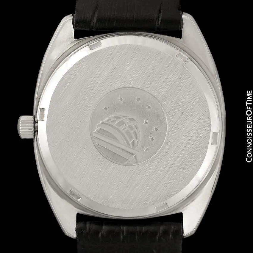 1973 Omega Constellation "C" Chronometer Vintage Mens Calendar Date Watch - Stainless Steel