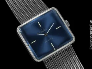 1973 Omega DeVille Mens "Emerald" Retro Unisex Boys Size Watch - Stainless Steel