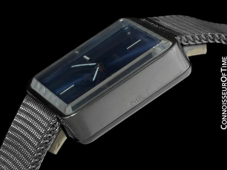 1973 Omega DeVille Mens "Emerald" Retro Unisex Boys Size Watch - Stainless Steel