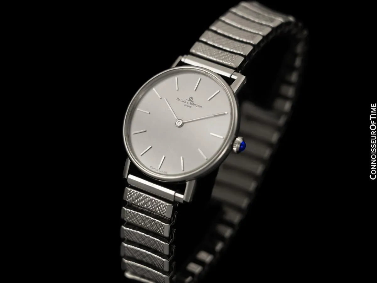 1980 Baume & Mercier Vintage Steel Watch - Owned & Worn By Yankee Baseball Great Lefty Gomez