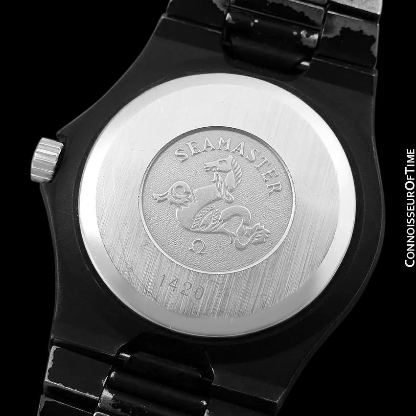 1984 Omega Seamaster Calypso 120M Vintage Mens Quartz Watch, Date - Stainless Steel & PVD