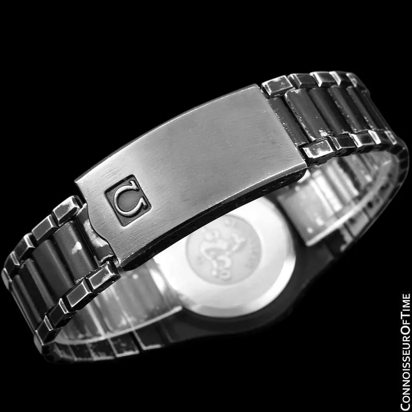 1984 Omega Seamaster Calypso 120M Vintage Mens Quartz Watch, Date - Stainless Steel & PVD