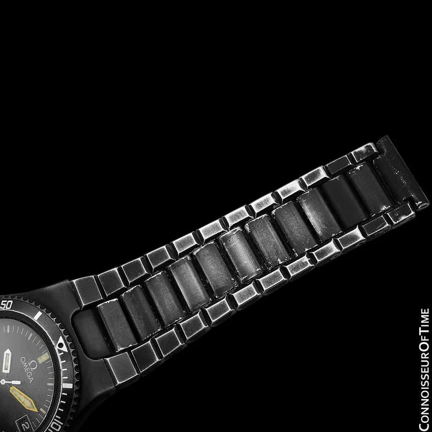 1984 Omega Seamaster Calypso 120M Vintage Mens Quartz Watch, Date - Stainless Steel & PVD