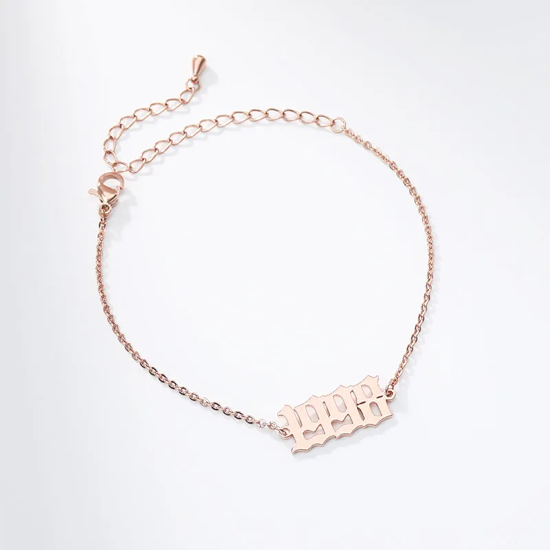 1990-2019 Number Year Bracelet