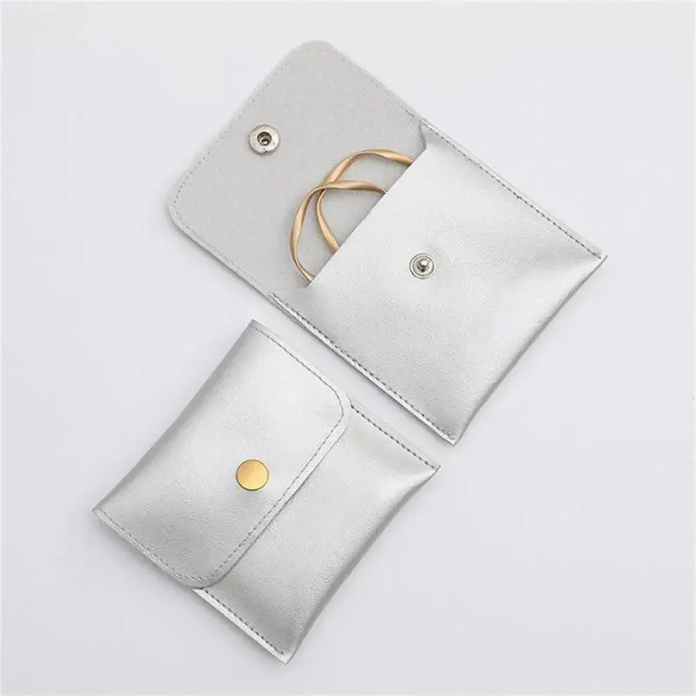 1PC PU Leather Jewellery Pouch Packaging Bag Earrings Ring Bag Necklace Bracelet Jewelry Storage Bag Jewelry Bag