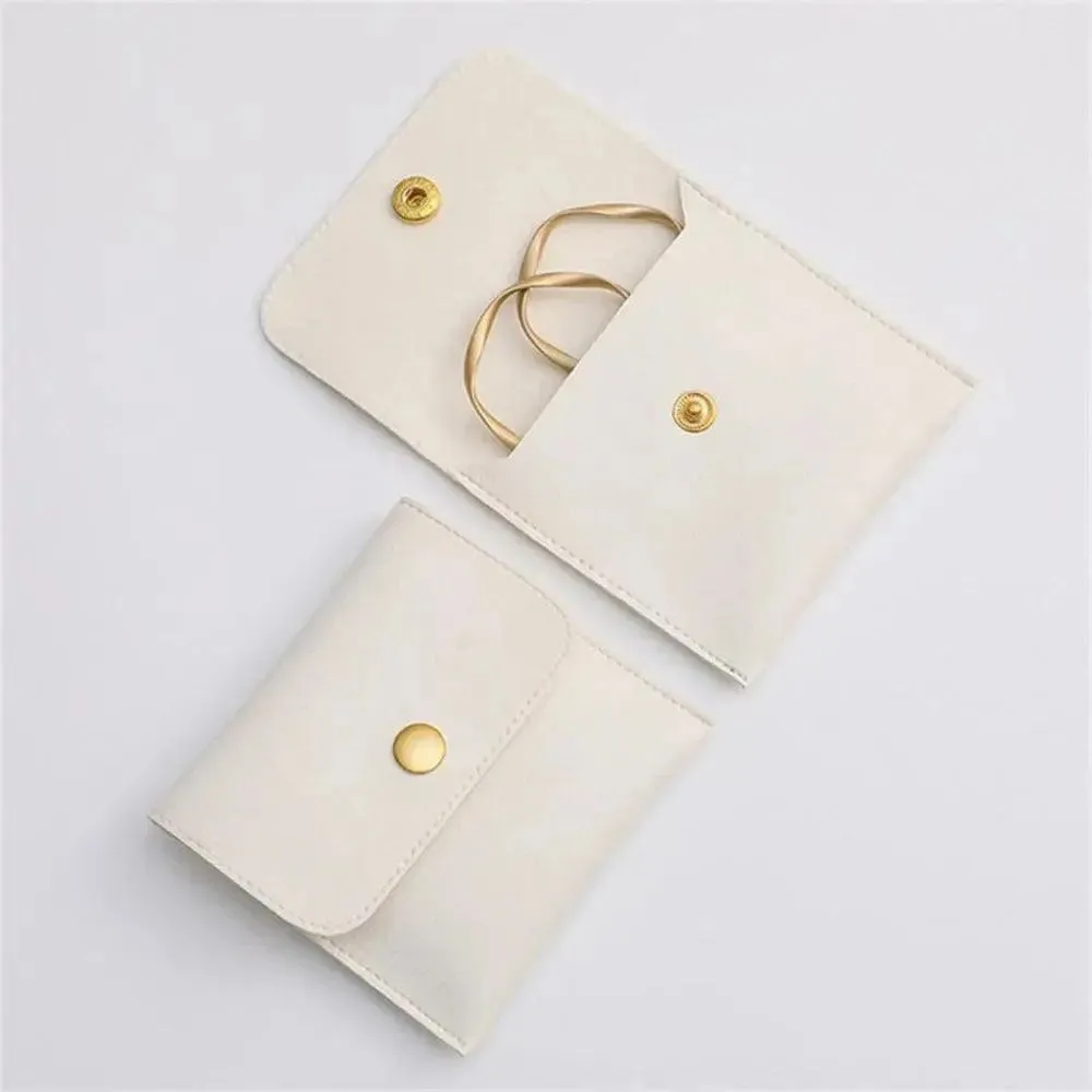1PC PU Leather Jewellery Pouch Packaging Bag Earrings Ring Bag Necklace Bracelet Jewelry Storage Bag Jewelry Bag