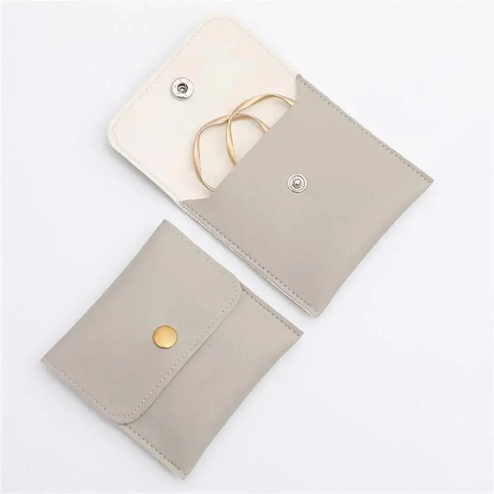 1PC PU Leather Jewellery Pouch Packaging Bag Earrings Ring Bag Necklace Bracelet Jewelry Storage Bag Jewelry Bag