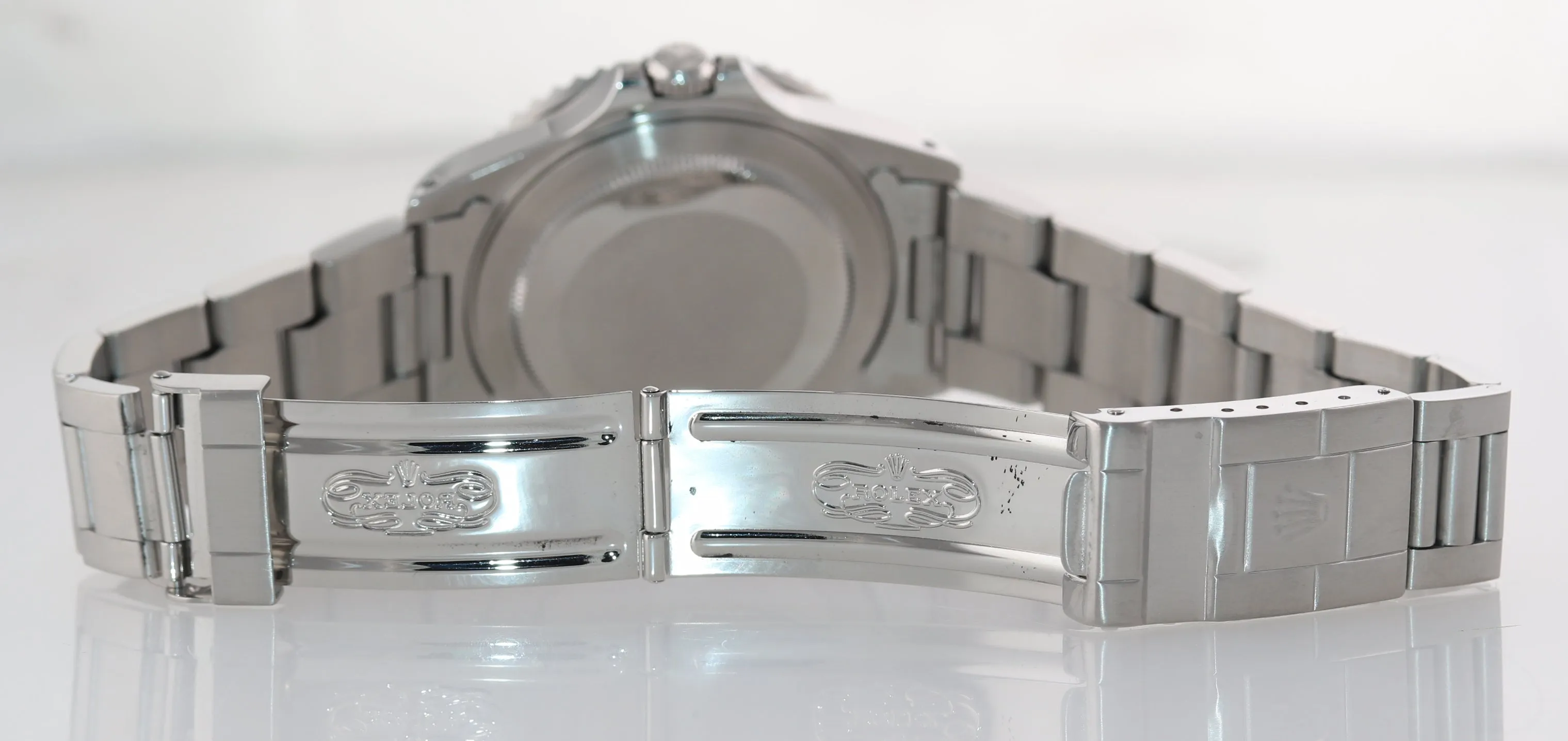 2000 PAPERS Rolex GMT-Master 2 Pepsi Blue Red Steel Holes 16710 40mm Watch box